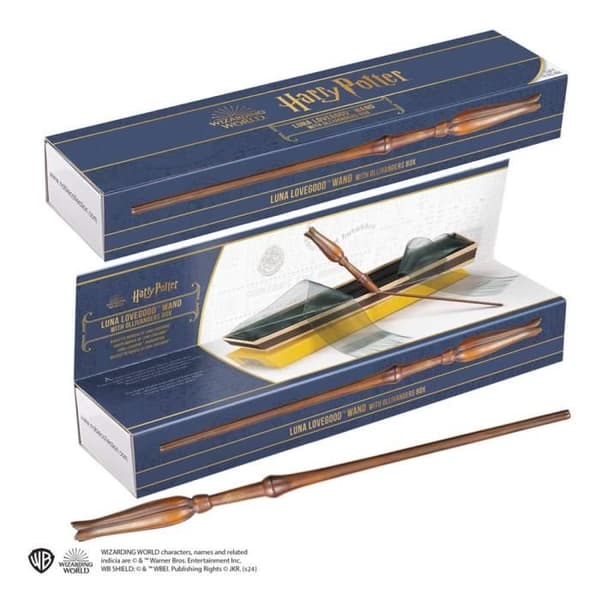 Luna Lovegoods trollstav - Harry Potter - Ollivander förpackad replika - 34 cm