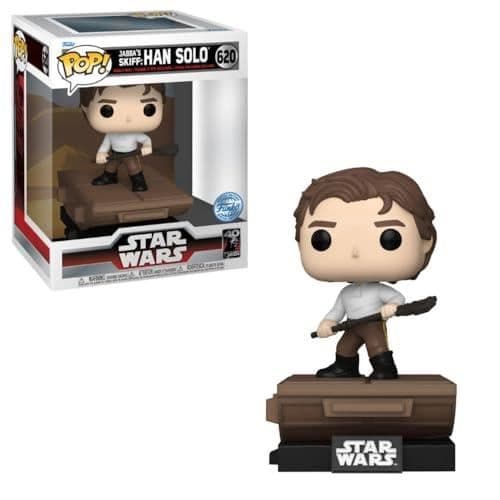 FUNKO POP DELUXE ÅTERKOMMANDE AV JEDI BYGG EN SCEN HAN SOLO FU-FIGURE