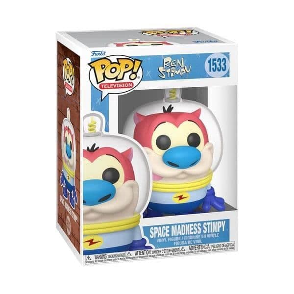 NICK REWIND POP TV VINYL FIGURINE STIMPYSPACE DRÄKT 9 CM FUNKO 75745