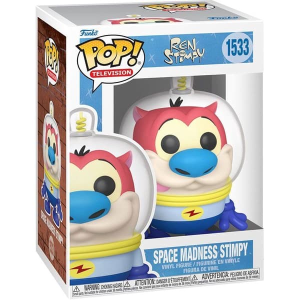 NICK REWIND POP TV VINYL FIGURINE STIMPYSPACE DRÄKT 9 CM FUNKO 75745