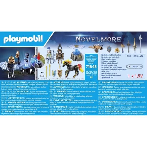 PLAYMOBIL 71645 Knights Duel, Novelmore Knights, 41 stycken, från 4 år och uppåt