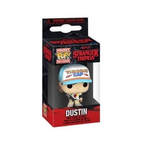 Figur Funko Pop Nyckelring Stranger Things Säsong 4 Dustin