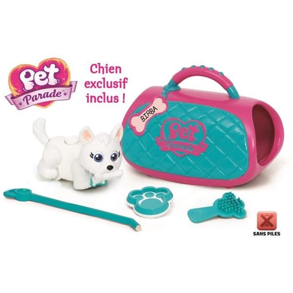 Pet Parade - GIOCHI PREZIOSI - Skötsellåda - Exklusiv hund med skötseltillbehör