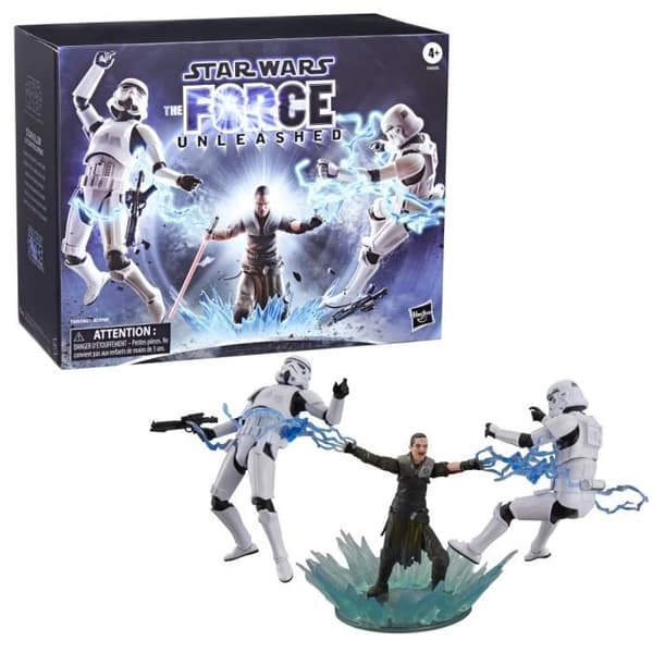 STAR WARS - STARKILLER & STORMTROOPERS - BLACK SERIES FIGURINE 15CM HA