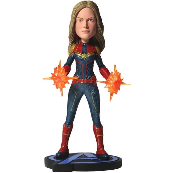 Neca - Avengers: Endgame - Head Knocker Captain Marvel Figur 20 cm