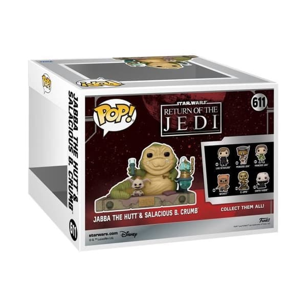 Funko Pop! Moment: Star Wars: Return of the Jedi 40th Anniversary - Jabba (med Salacious)