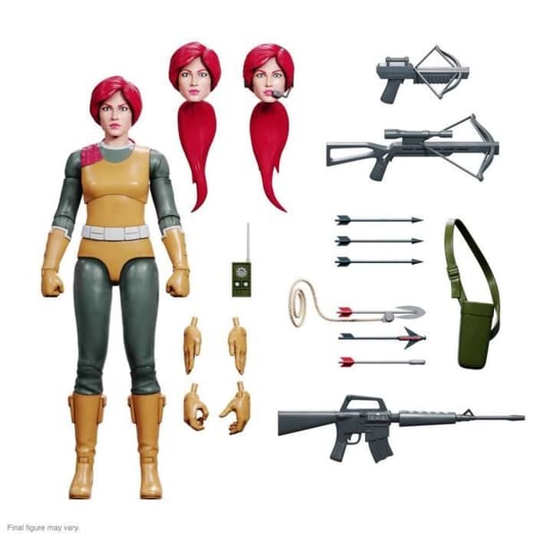 Figur - Super7 - Ultimates Scarlett - Utbytbara tillbehör - 18 cm