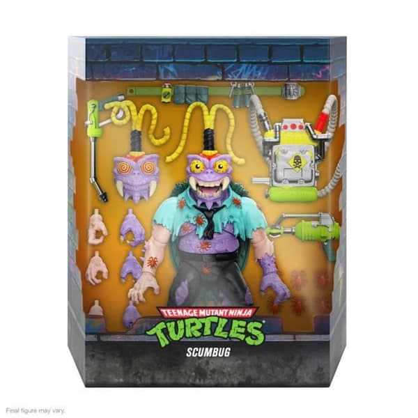 Ninja Turtles Ultimates Scumbug Figur 18 cm Super7 - Utbytbara tillbehör - Interiör - Blandat