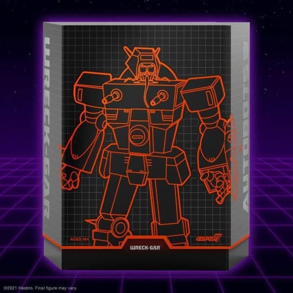 Transformers Figur - Super7 - WRECK-GAR - 18 cm - Utbytbara tillbehör