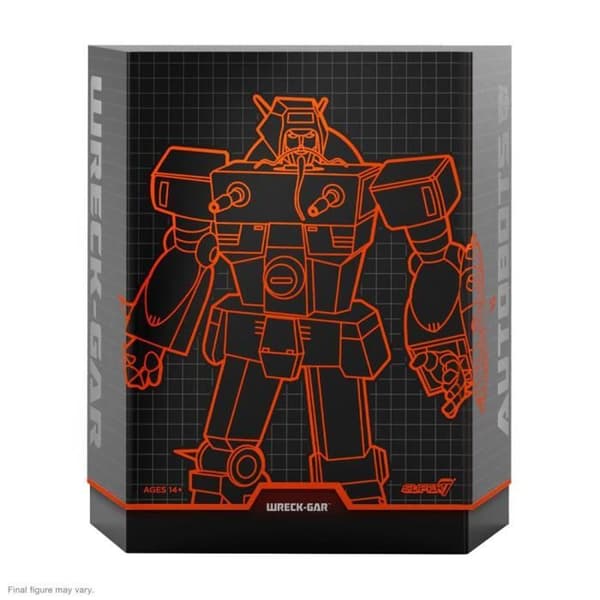 Transformers Figur - Super7 - WRECK-GAR - 18 cm - Utbytbara tillbehör