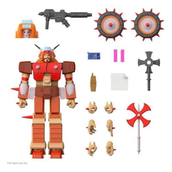 Transformers Figur - Super7 - WRECK-GAR - 18 cm - Utbytbara tillbehör