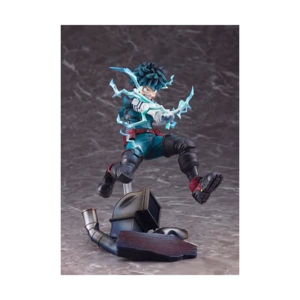 Statyett - TAKARA TOMY - My Hero Academia - Izuku Midoriya 1/8 - Vit - Interiör - 14 år gammal