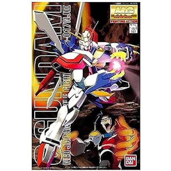Maquette Gundam - BANDAI SPIRITS - GF3-017NJ II G Gundam - 1/100 - 18cm - Rörlig och Imponerande Detaljer