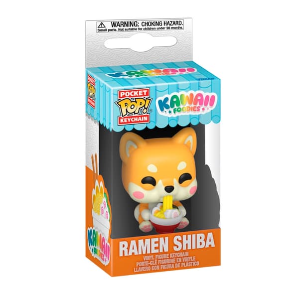 Pocket POP Keychain Kawaii Foodies Ramen Shiba