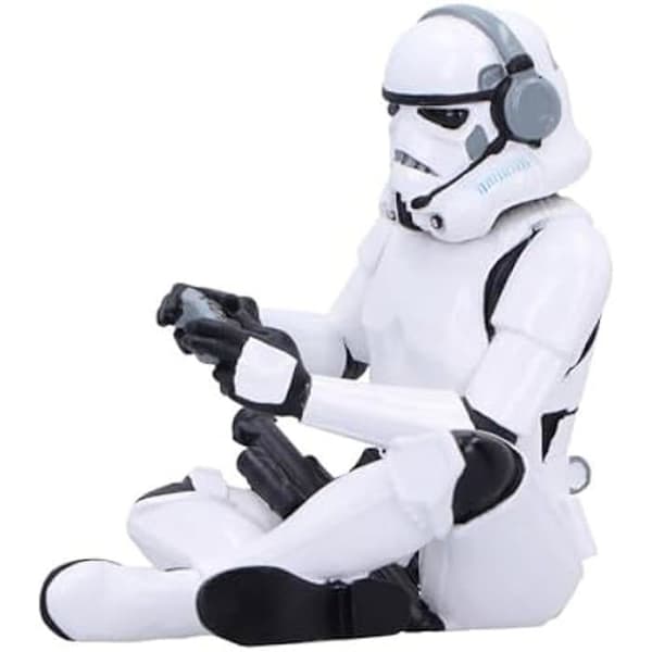 Nemesis Now Stormtrooper Game On!, officiellt licensierad Star Wars samlarfigur, spel- och science fiction-dekoration