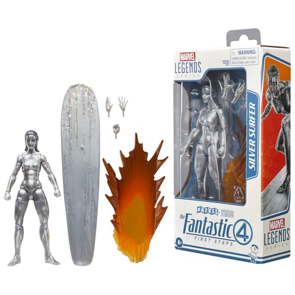 Marvel The Fantastic 4 Silver Surfer figure 15cm