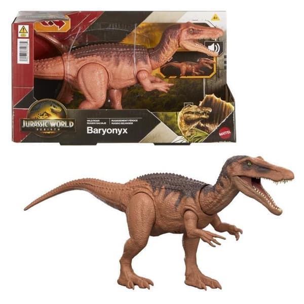 Jurassic World - Baryonyx - Rörlig figur med attack och ljud - JGC79