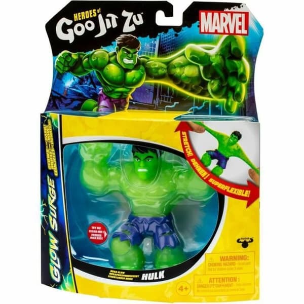 Actionfigurer Goo Jit Zu Hulk Glow Surge