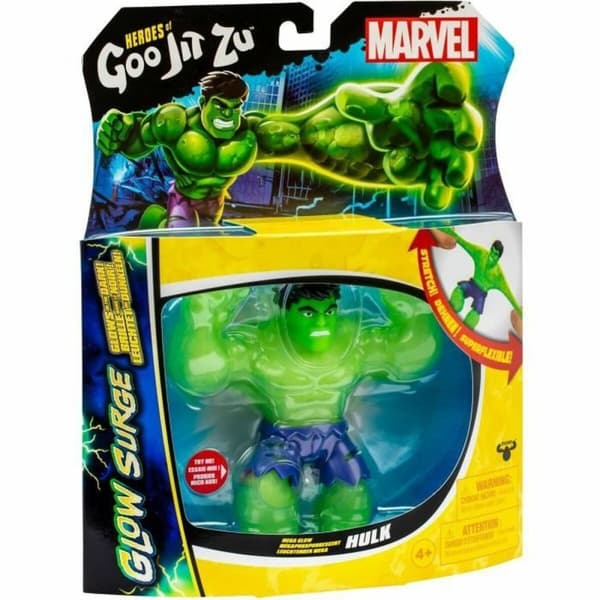Actionfigurer Goo Jit Zu Hulk Glow Surge