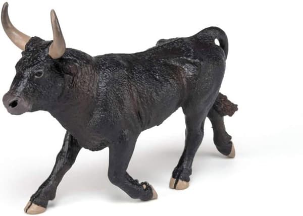Figur: Camargue bull Enfärgad