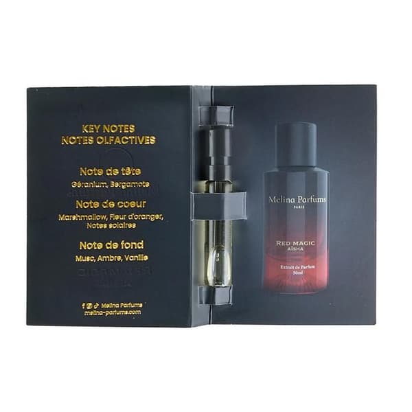 Melina Parfums Red Magic Aïsha Provförpackningar 2ml
