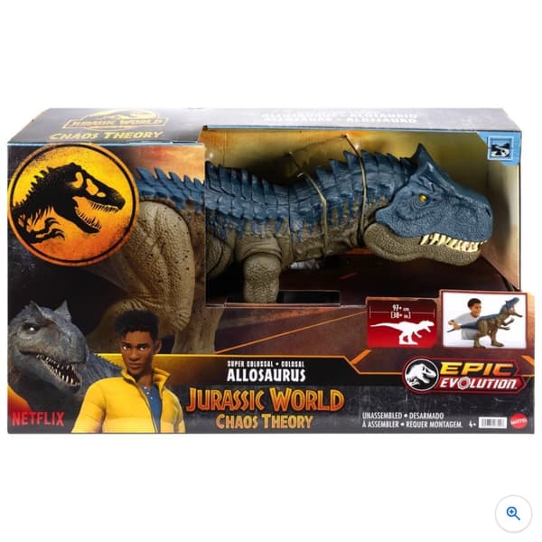 Jurassic World Chaos Theory Dinosaur Action Figure Super Colossal Allosaurus