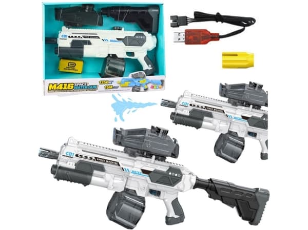 M16 Space Gun Elektrisk vattenpistol 1350 ml LEAN Toys