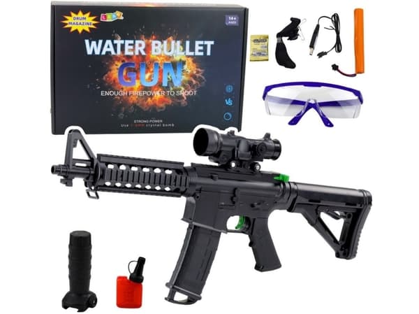 Rynnäkkökivääri Vesipallo Hydrogel Sight Musta 86cm LEAN Lelut