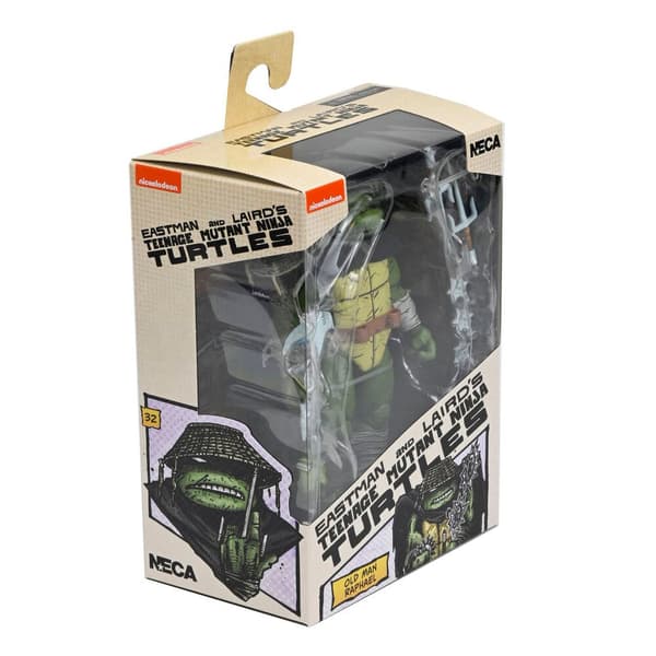 Ninja Turtle Teenage Mutant Raphael Old Man figure 18cm