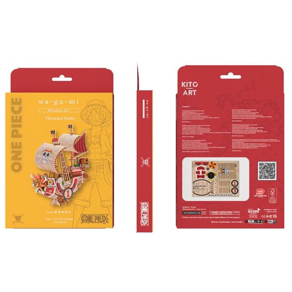 One Piece Wa-Gu-Mi Thousand Sunny Assembly set 135pcs