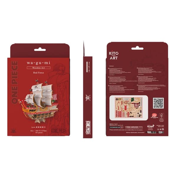 One Piece Wa-Gu-Mi Red Force Assembly set 183pcs