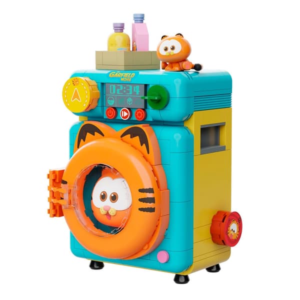 Garfield the Movie Fantastic Machines Washing Machine Construction Kit 284pcs