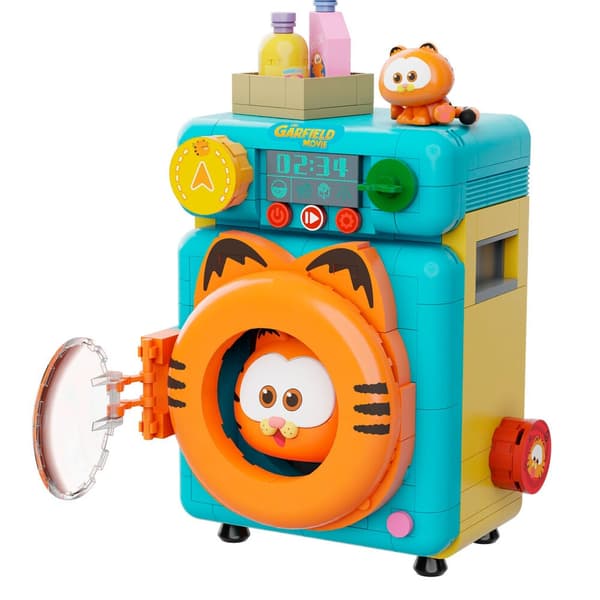 Garfield the Movie Fantastic Machines Washing Machine Construction Kit 284pcs