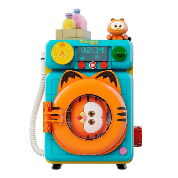 Garfield the Movie Fantastic Machines Washing Machine Construction Kit 284pcs