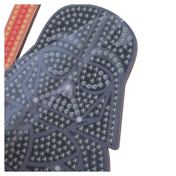 Figurinsats med diamant - CRYSTAL ART - Darth Vader - Färgade strass - Kreativ aktivitet - Från 6 år