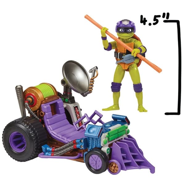 Turtles Fordon med figur Recon Buggy with Donatello