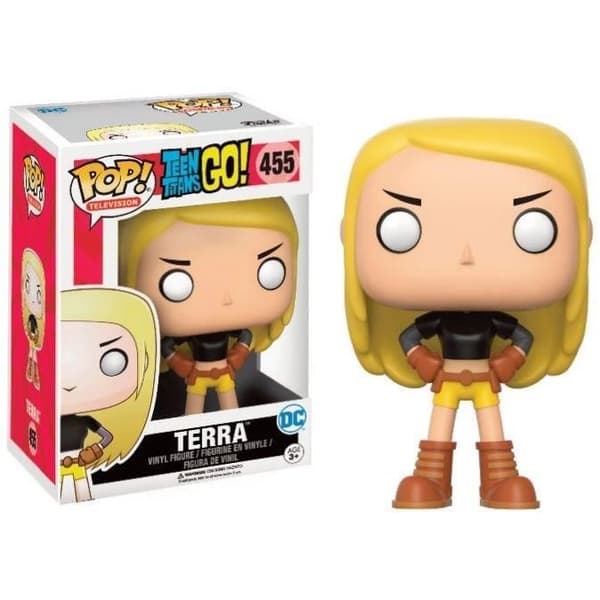 Pop! Teen Titans Go! Terra - FUNKO - 9 cm - Gul