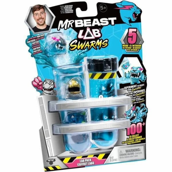 Ledad figur Moose Toys MrBeast Lab Swarms