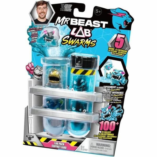 Ledad figur Moose Toys MrBeast Lab Swarms