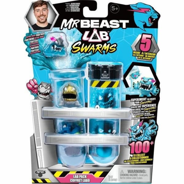 Ledad figur Moose Toys MrBeast Lab Swarms