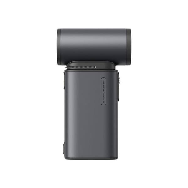 JisuLife Ultra 1 bärbar fläkt 9000mAh 19m/s 100 hastigheter LED Låg ljudnivå Grå metallisk