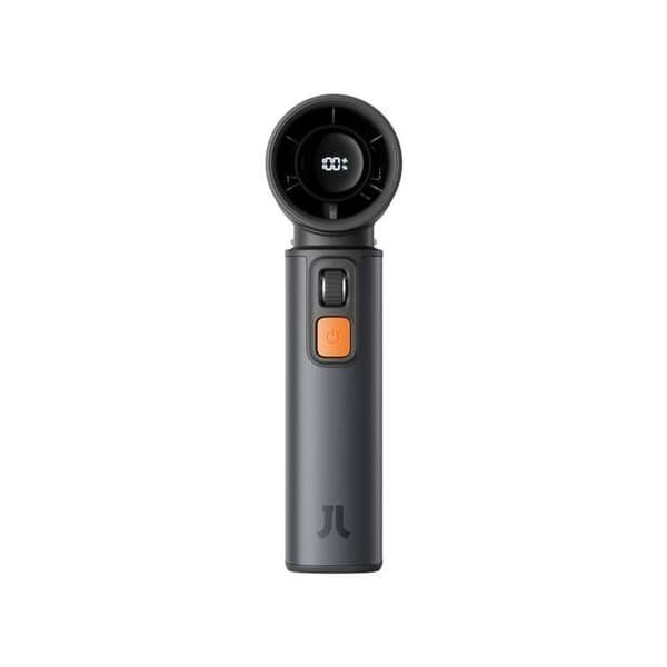 JisuLife Ultra 1 bärbar fläkt 9000mAh 19m/s 100 hastigheter LED Låg ljudnivå Grå metallisk