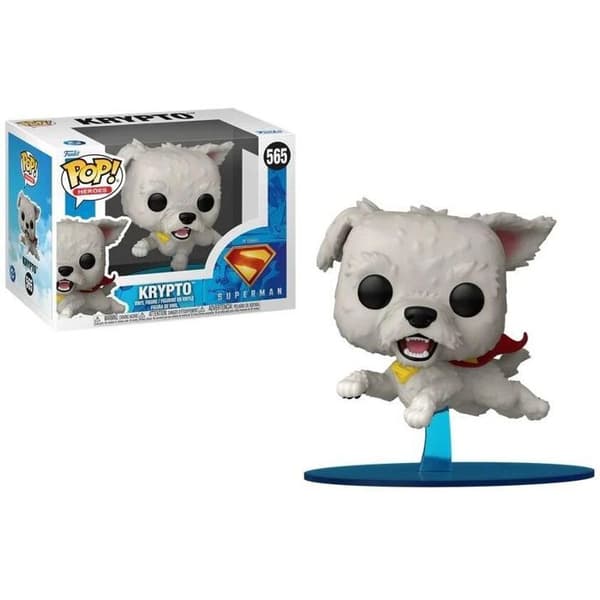 Figurine Funko Pop! N°565 - Superman Legacy 2025 - Krypto