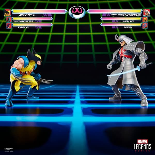 Marvel Legends Wolverine & Silver Samurai Gameverse pack 2 figures 15cm