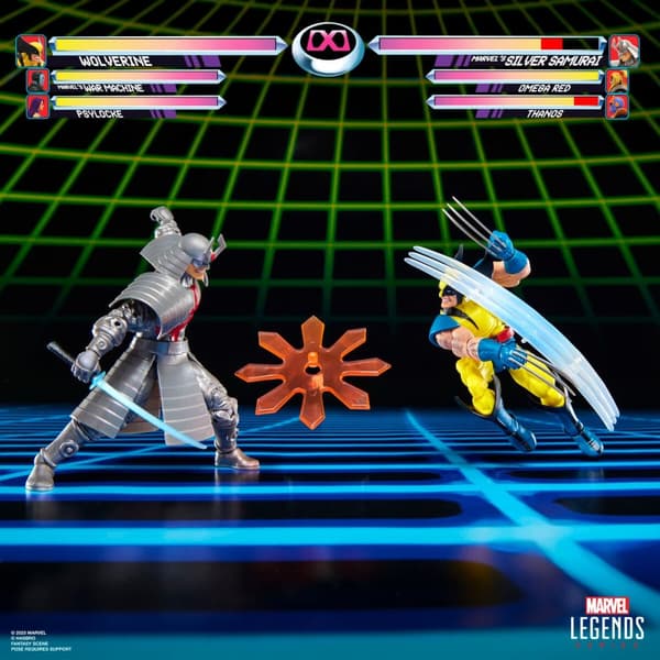 Marvel Legends Wolverine & Silver Samurai Gameverse pack 2 figures 15cm