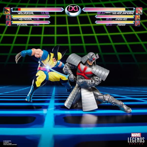 Marvel Legends Wolverine & Silver Samurai Gameverse pack 2 figures 15cm