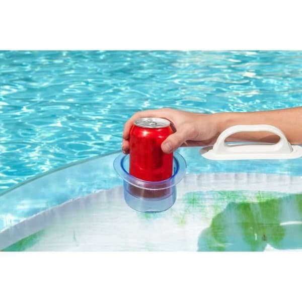 Bestway Uppblåsbart Hjul med Handtag och Ryggstöd Tie Dye D118 cm Strand och Pool 43637