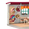 Miniatyrbillede 5 af 6: Sadelmageri til ridecenter, æske med 85 elementer inklusive 1 hest og 1 figur, figurer til børn fra 5 år -