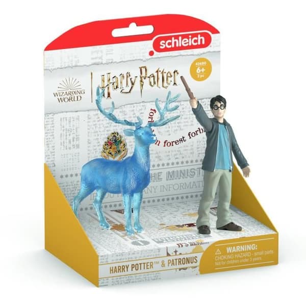 Harry Potter-figurer och patronus, Schleich 42680 Harry Potter, För barn från 6 år