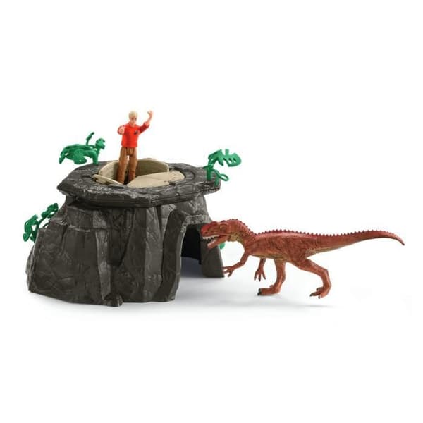 Den stora erövringen av det förlorade templet, leksetfigurer, SCHLEICH 42656 Dinosaurier, från 4 år